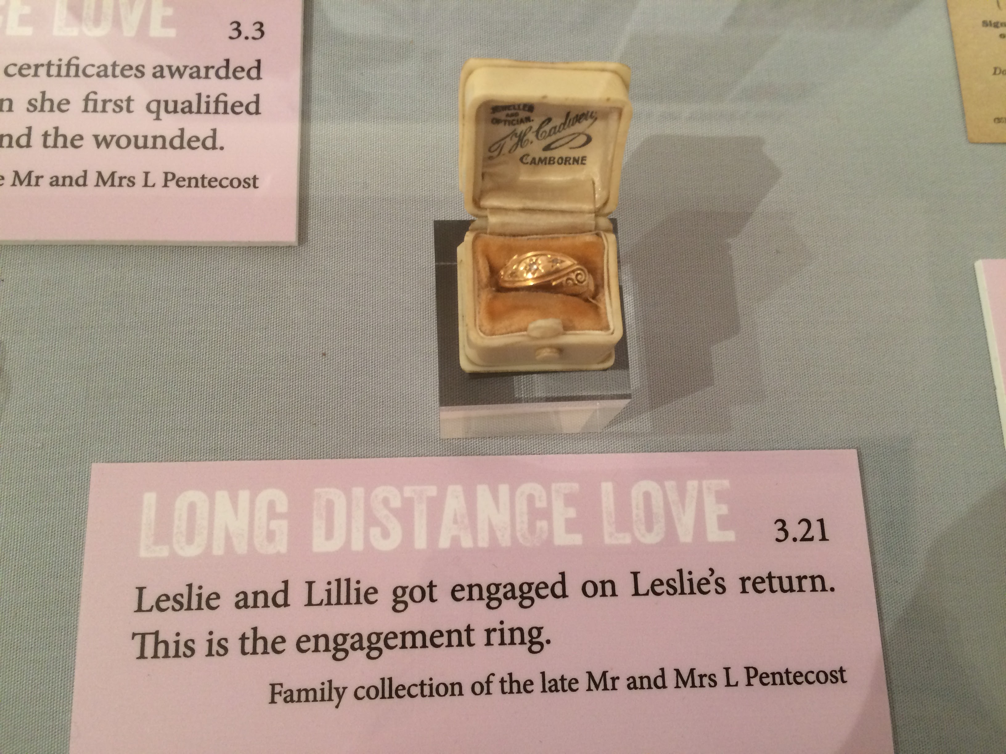 Lillie Uren's engagement ring