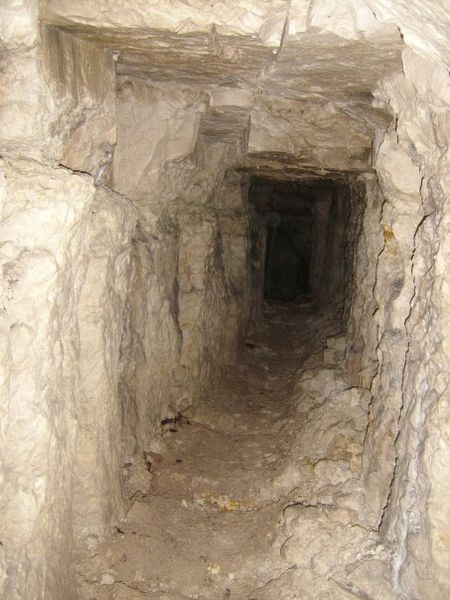 tunnel through chalk