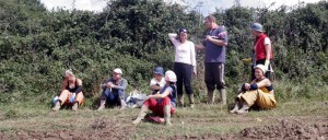 Lithuanian workers near Camborne