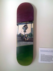 Oliver Dorman's skateboard