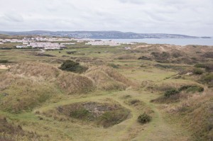 Bunkers on the dunes at Hayle